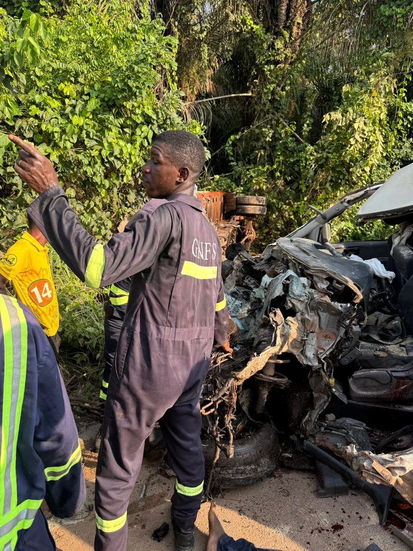 Ashanti Region: One Dead in head-on collision at Adansi Akrokerri junction