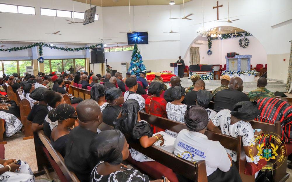 Lands Minister, NAIMOS mourn fallen soldier killed during anti-galamsey operation in Obuasi Lands Minister, NAIMOS mourn fallen soldier killed during anti-galamsey operation in Obuasi