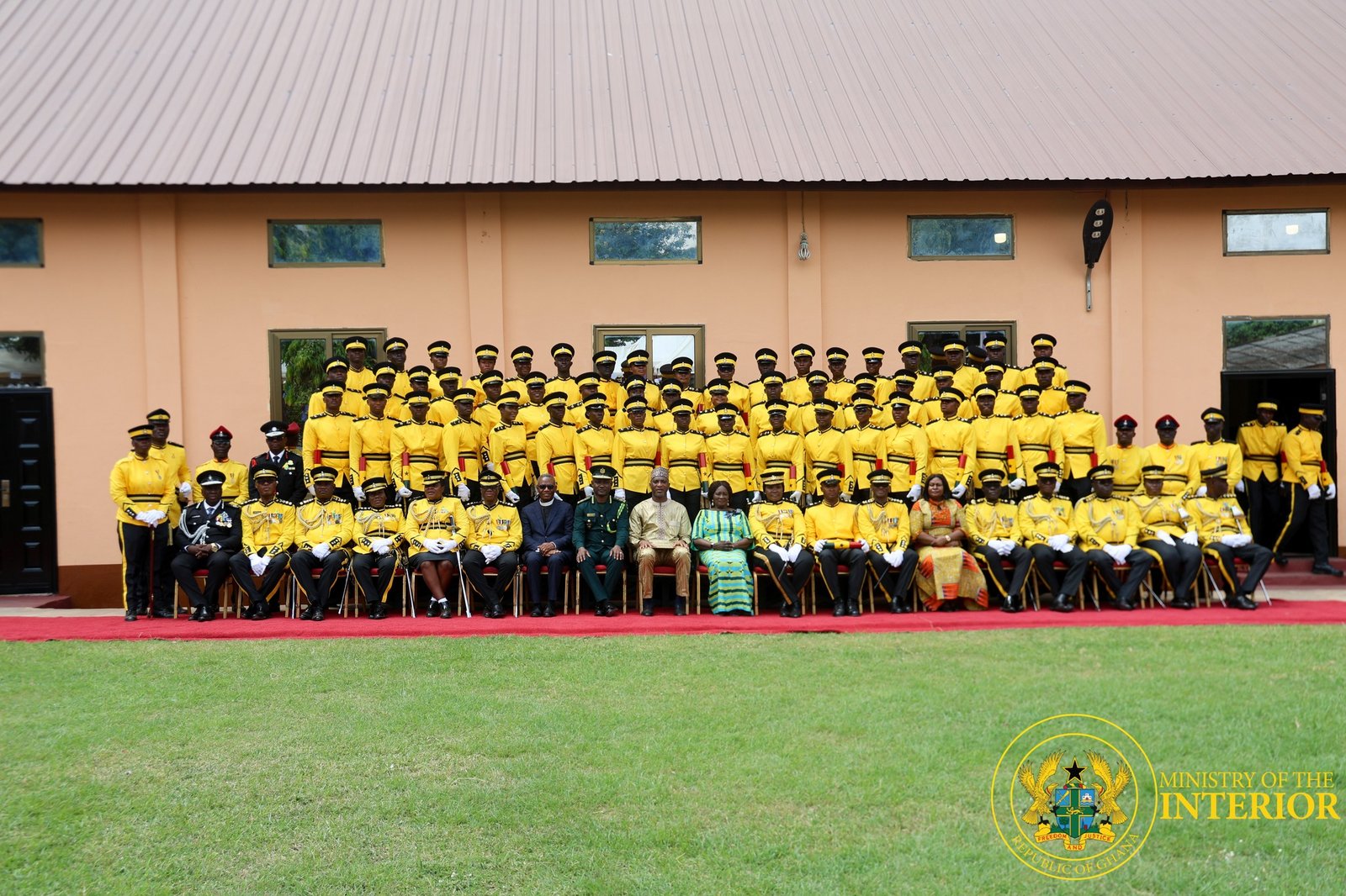 Photos: Vice President, Interior Minister commission new Ghana Prisons officer cadets