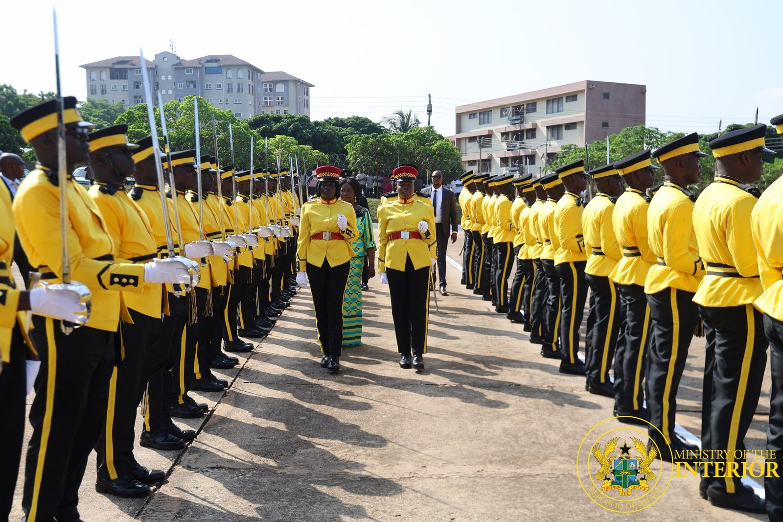 Photos: Vice President, Interior Minister commission new Ghana Prisons officer cadets