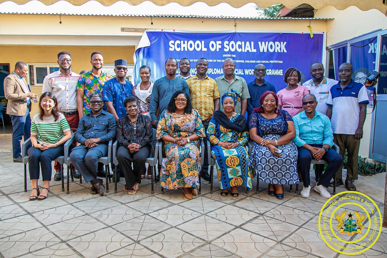 School of Social Work graduates 4th cohort of Social Service Workforce trainees School of Social Work graduates 4th cohort of Social Service Workforce trainees