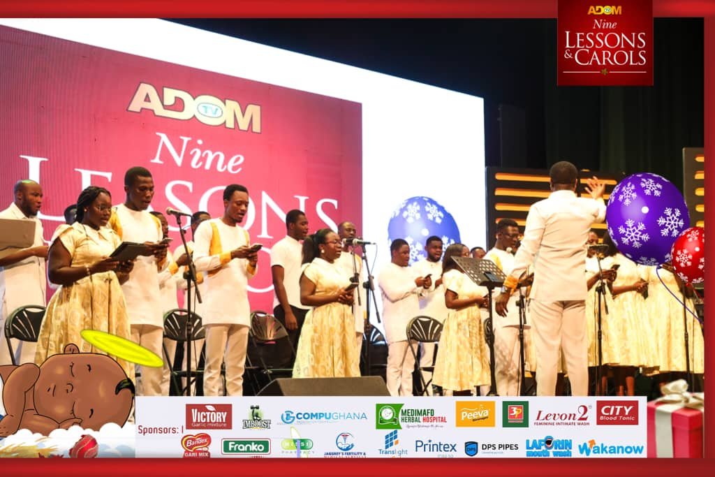Adom TV’s ‘Nine Lessons and Carols’ electrifies National Theatre in a festive extravaganza