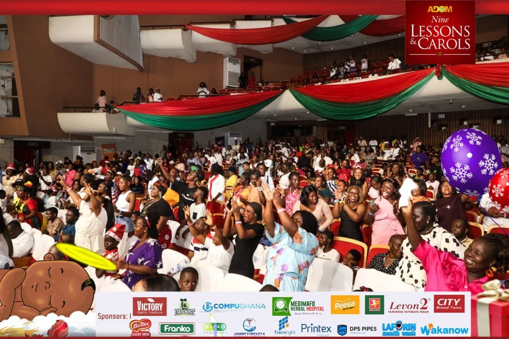 Adom TV’s ‘Nine Lessons and Carols’ electrifies National Theatre in a festive extravaganza