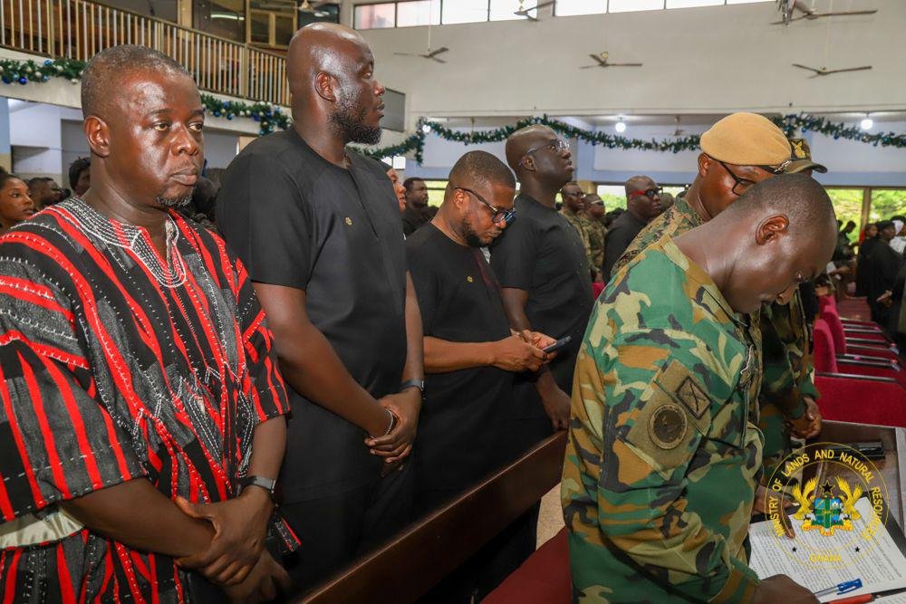 Lands Minister, NAIMOS mourn fallen soldier killed during anti-galamsey operation in Obuasi Lands Minister, NAIMOS mourn fallen soldier killed during anti-galamsey operation in Obuasi