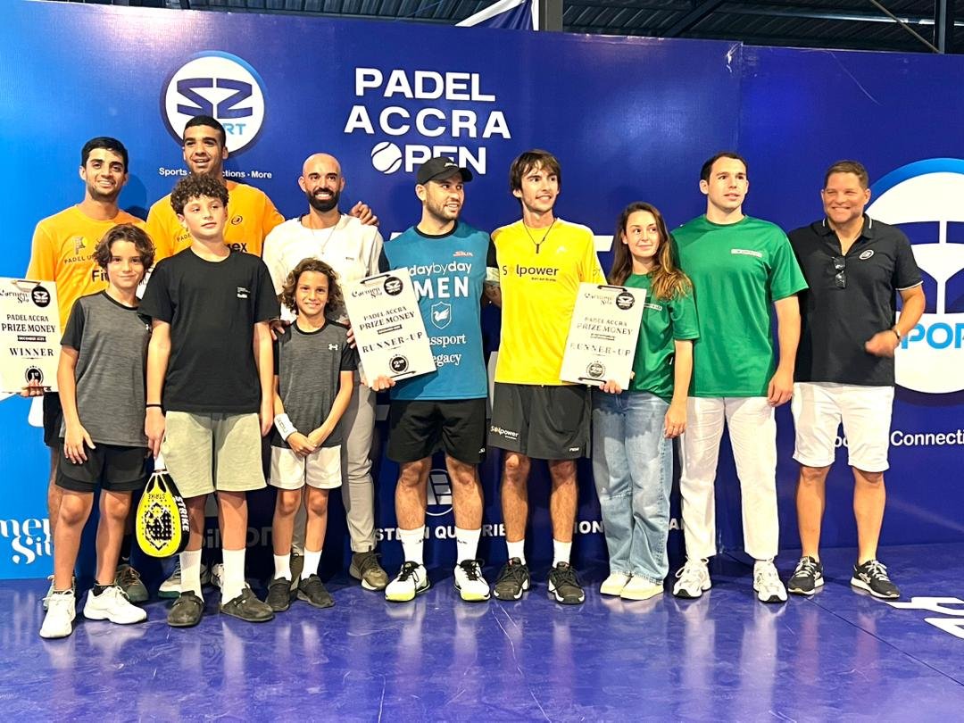 Zaghloul and Makhlouf crowned champions of 2025 Padel Accra Open international tournament