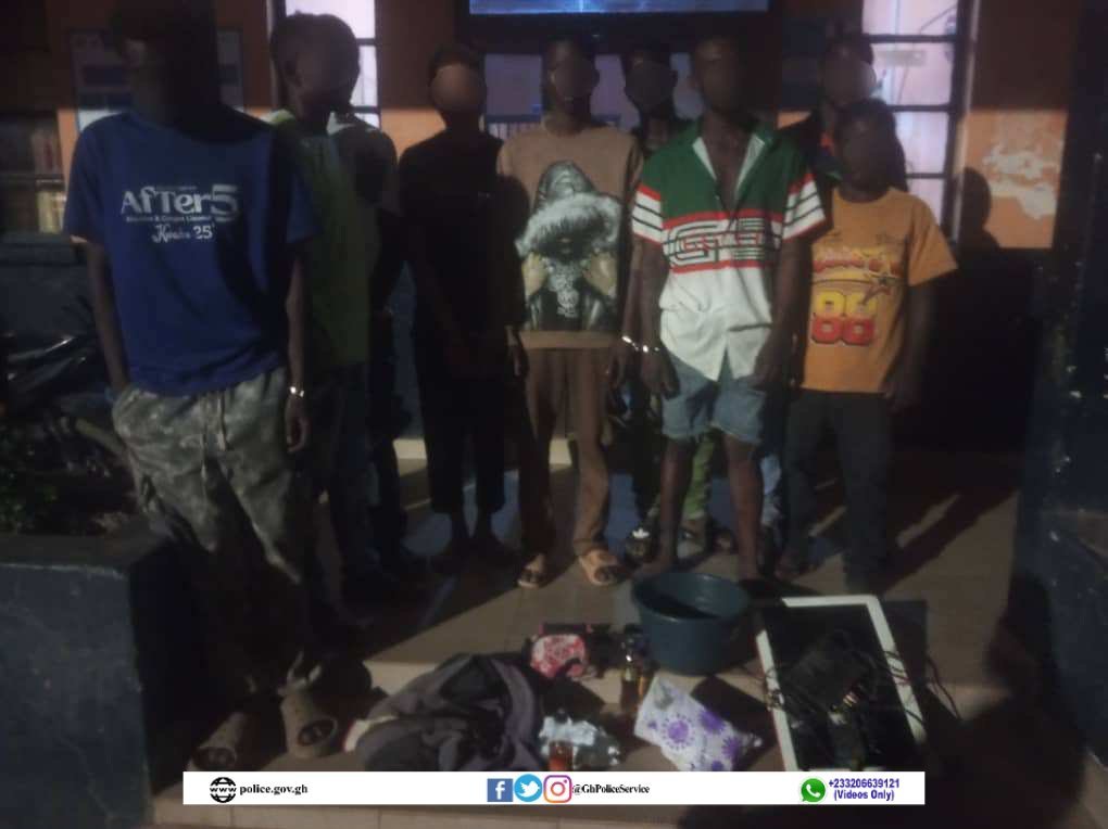 Police arrest 8 suspects in Navrongo anti-crime sweep ahead of Christmas