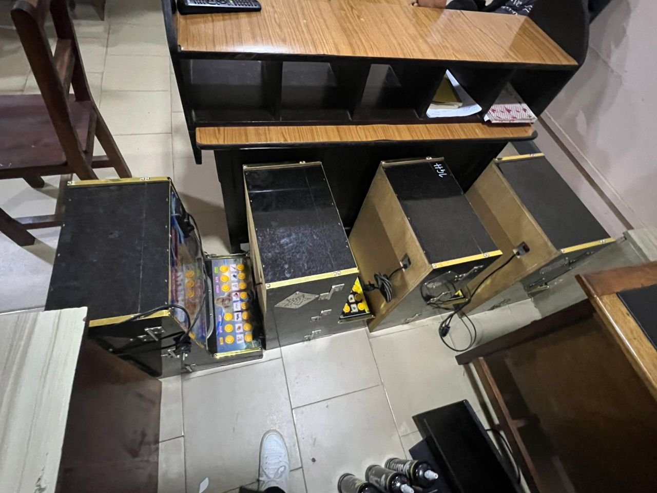 Seven arrested in Cape Coast anti-drug swoop, Police seize narcotics and gaming machines Seven arrested in Cape Coast anti-drug swoop, Police seize narcotics and gaming machines
