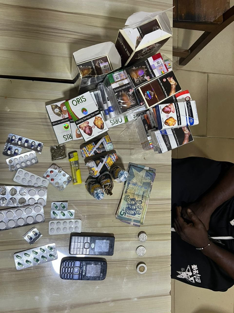 Seven arrested in Cape Coast anti-drug swoop, Police seize narcotics and gaming machines Seven arrested in Cape Coast anti-drug swoop, Police seize narcotics and gaming machines