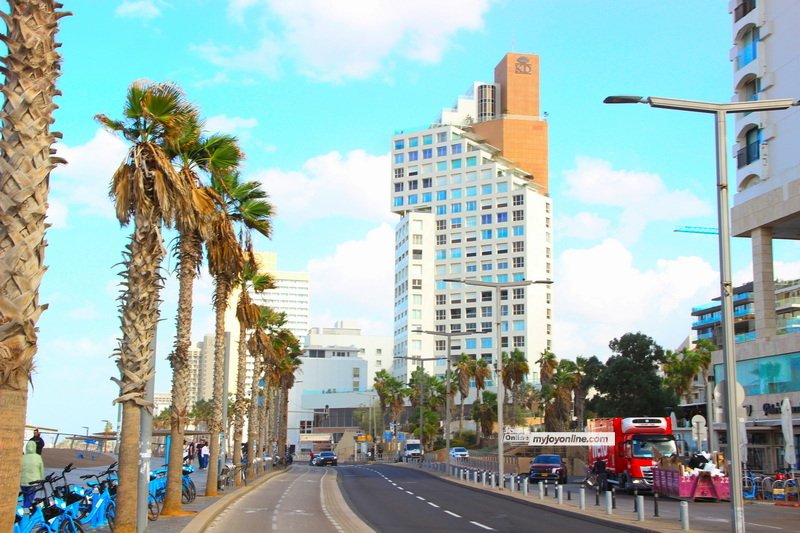 Photos: Busy Sunday Morning at Tel Aviv Beach