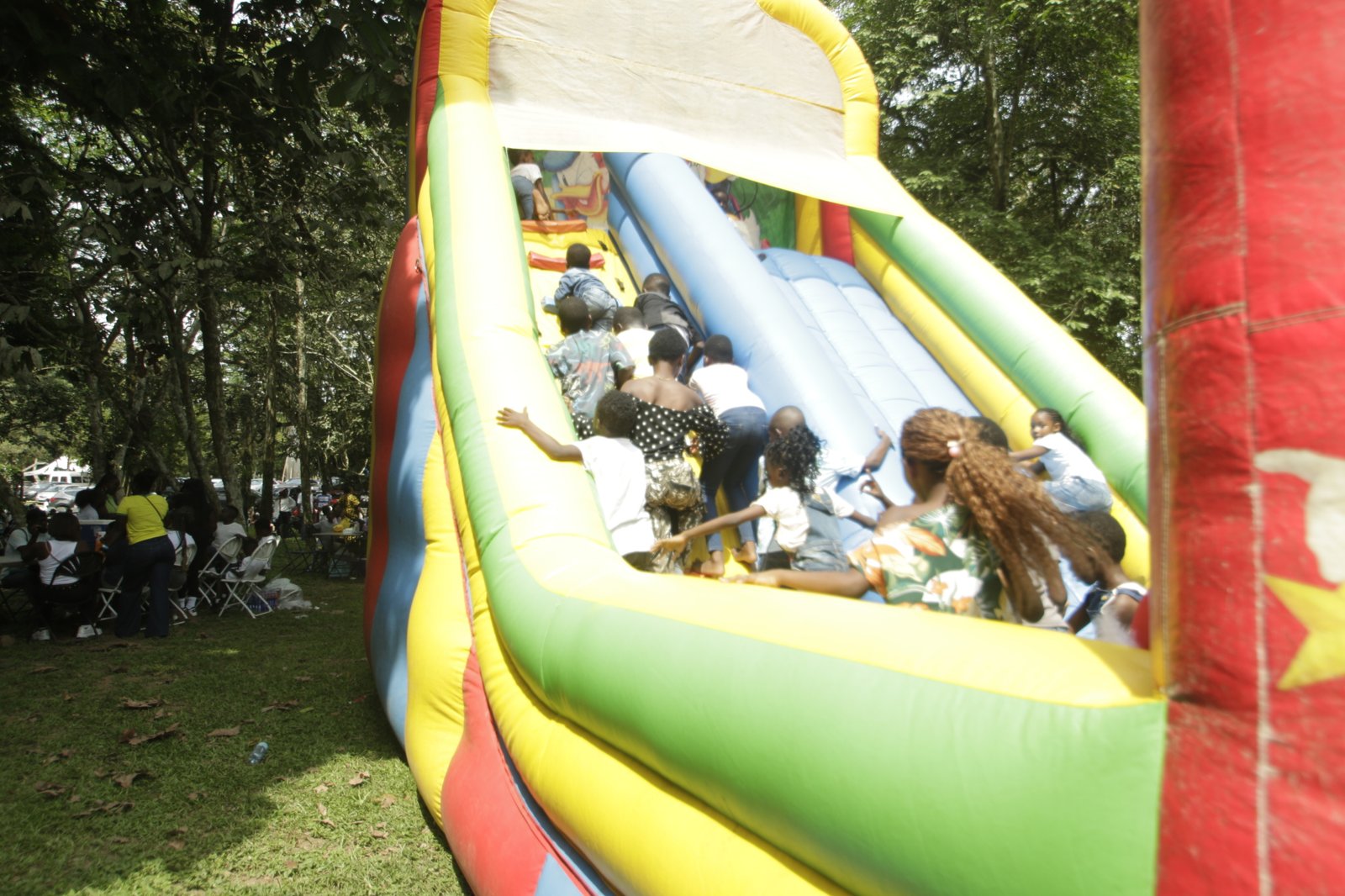 Big Smiles, Bigger Bounces: Kids take over the fun at the Joy Party in the Park