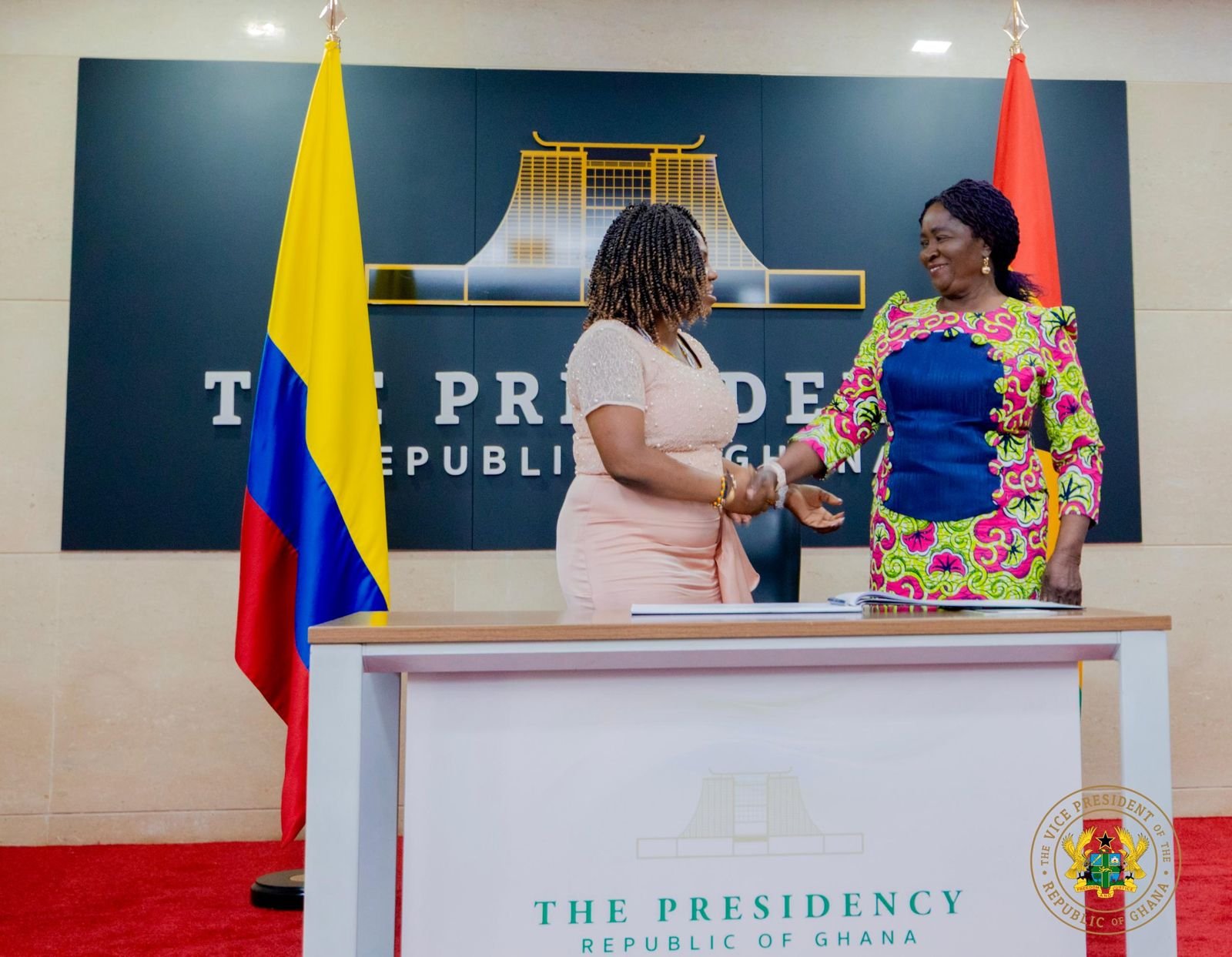 Ghana and Colombia strengthen ties as Vice Presidents meet in Accra Ghana and Colombia strengthen ties as Vice Presidents meet in Accra