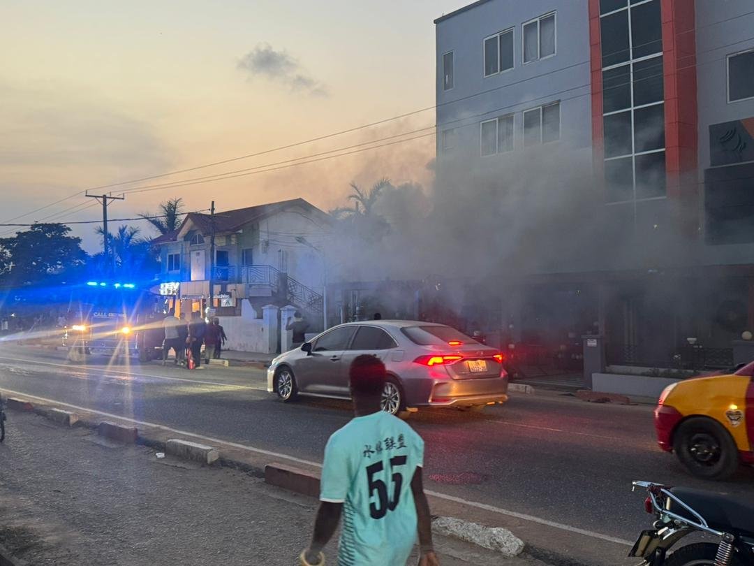 Fire guts Unique Floral shop at Tse Addo