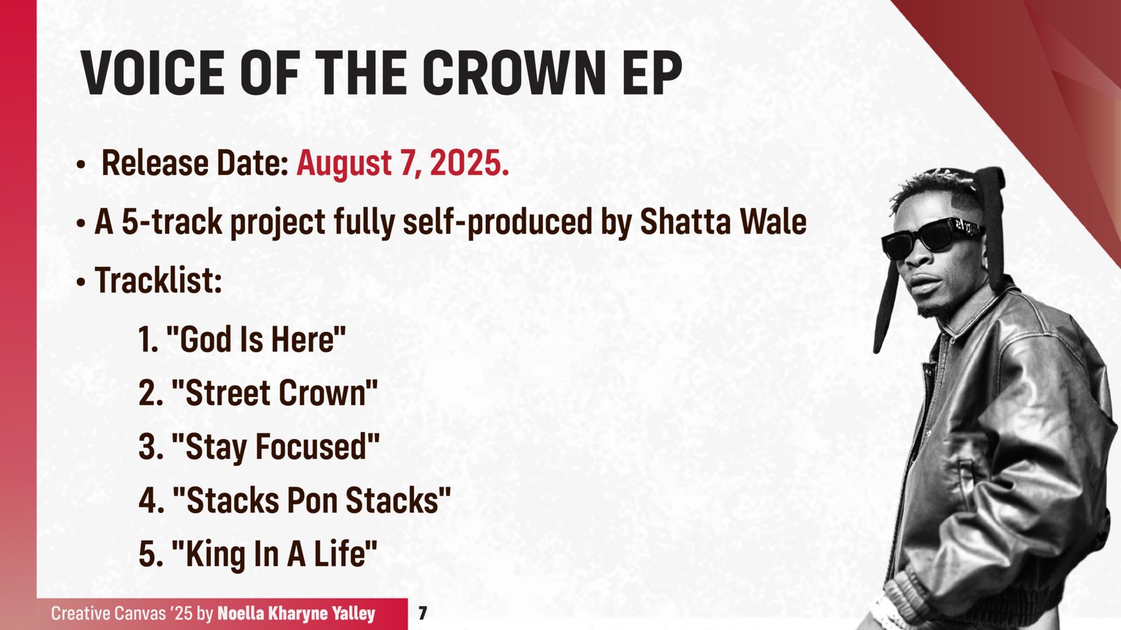 Creative Canvas 2025: Shatta Wale - Disruption as a strategy, dominance as the result