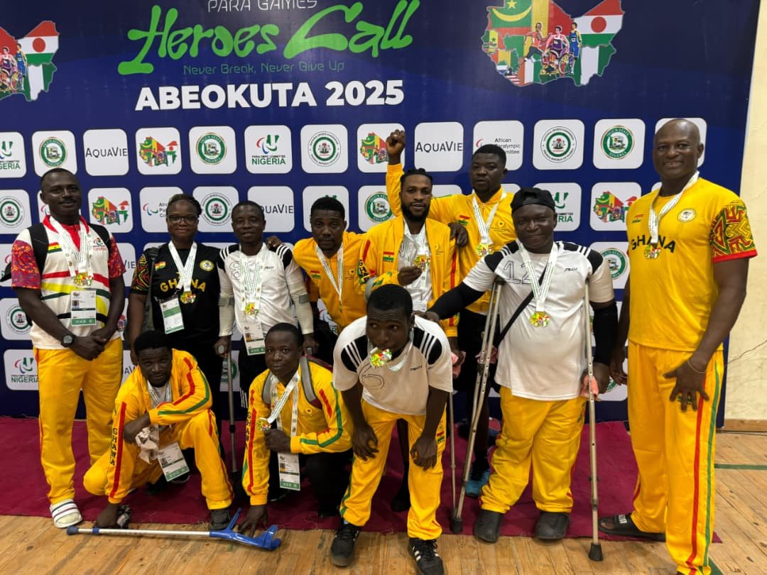 Team Ghana finishes maiden West African Para Games with 40 medals