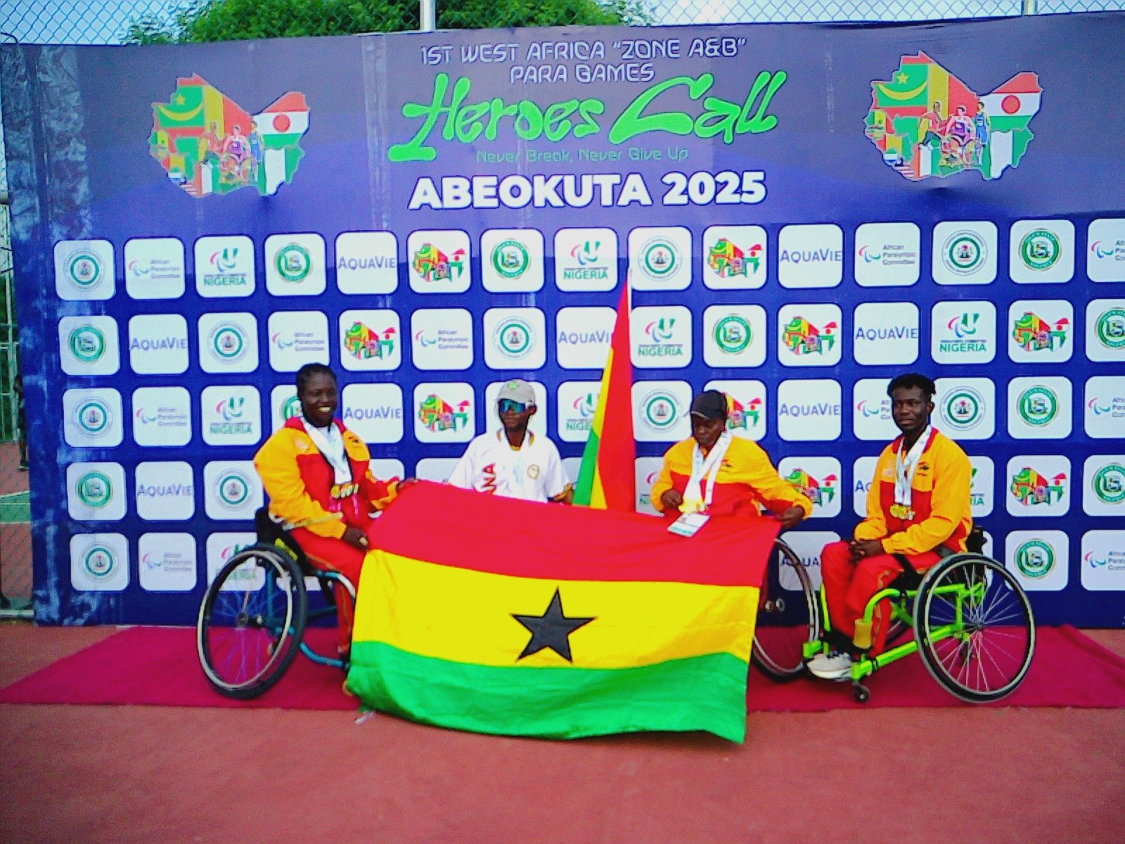 Team Ghana finishes maiden West African Para Games with 40 medals