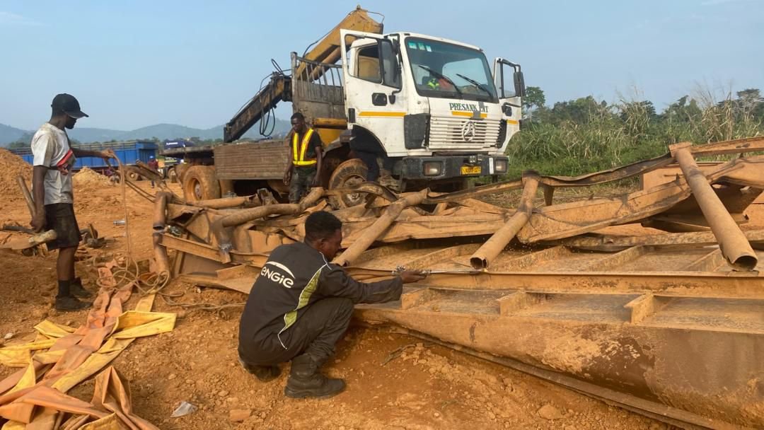 NAIMOS Task Force storms Fanteakwa South, dismantles galamsey operations NAIMOS Task Force storms Fanteakwa South, dismantles galamsey operations