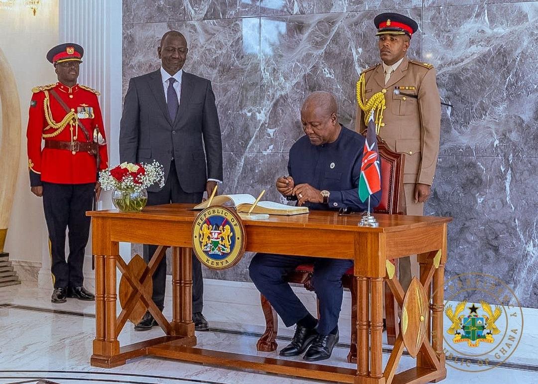 Photos of Mahama with Kenya’s William Ruto