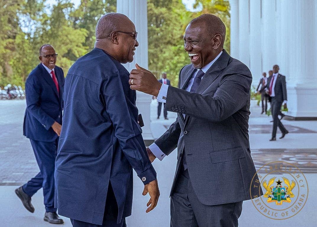 Photos of Mahama with Kenya’s William Ruto