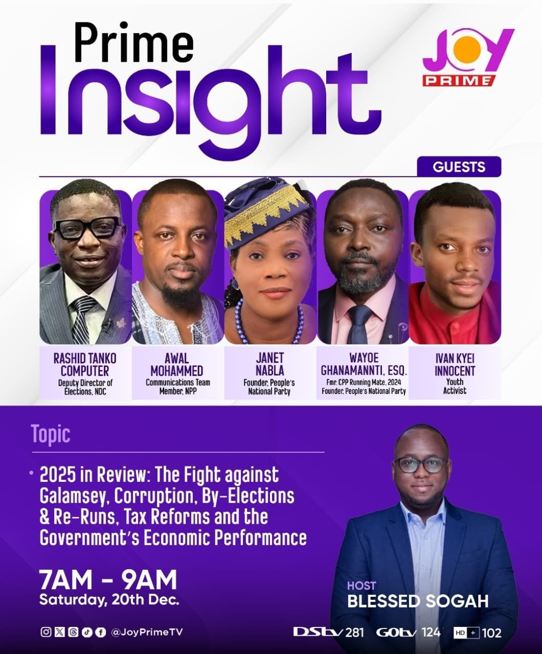 2025 in review: Joy Prime's Prime Insight to discuss eventful year