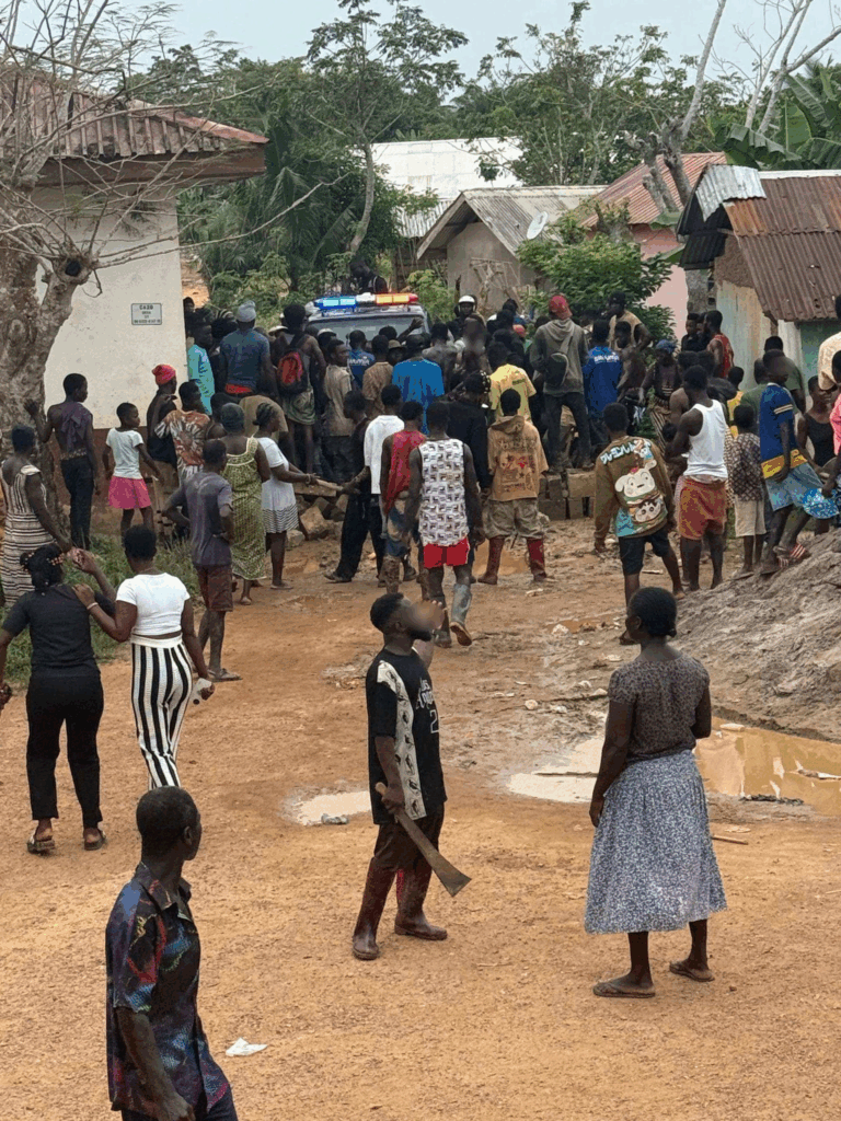 Adelekezu residents burn six vehicles, destroy mining company’s property after boy’s death