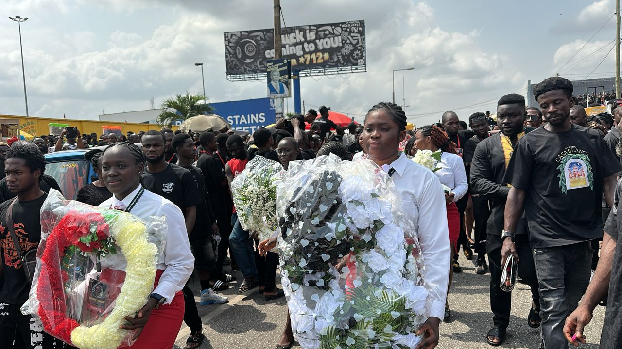 Photos: Fans, family bid final goodbye to Daddy Lumba