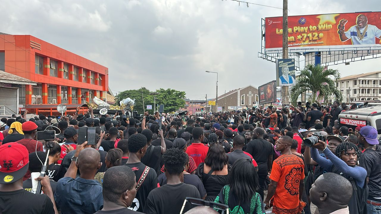Photos: Fans, family bid final goodbye to Daddy Lumba
