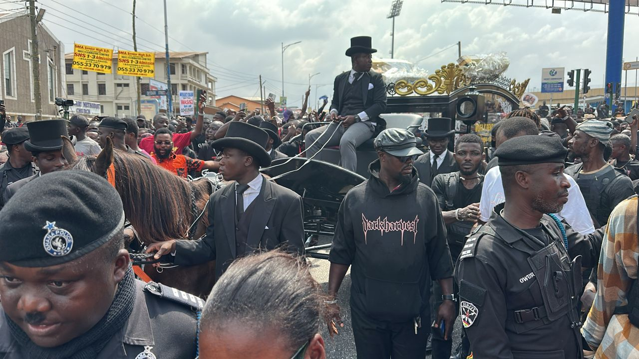 Photos: Fans, family bid final goodbye to Daddy Lumba