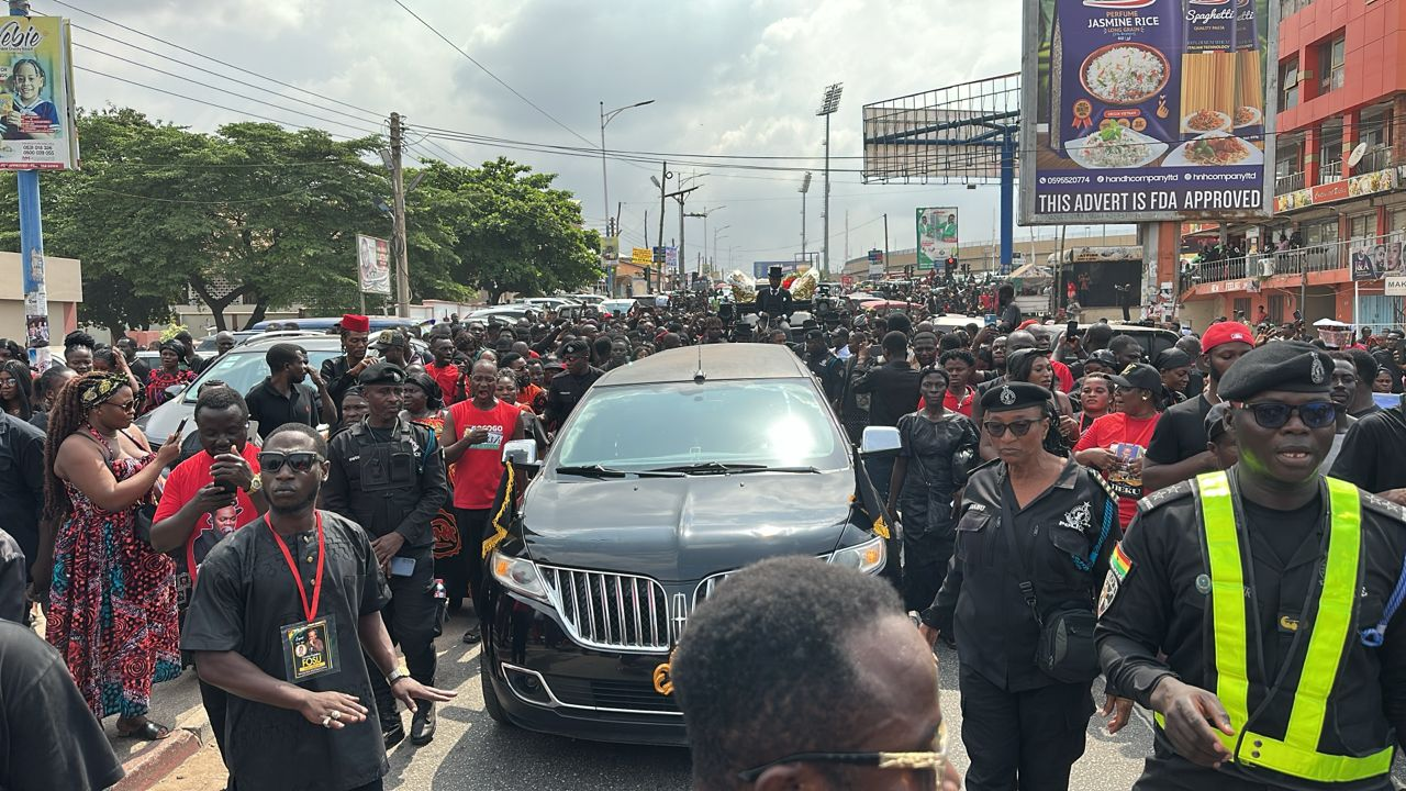 Photos: Fans, family bid final goodbye to Daddy Lumba