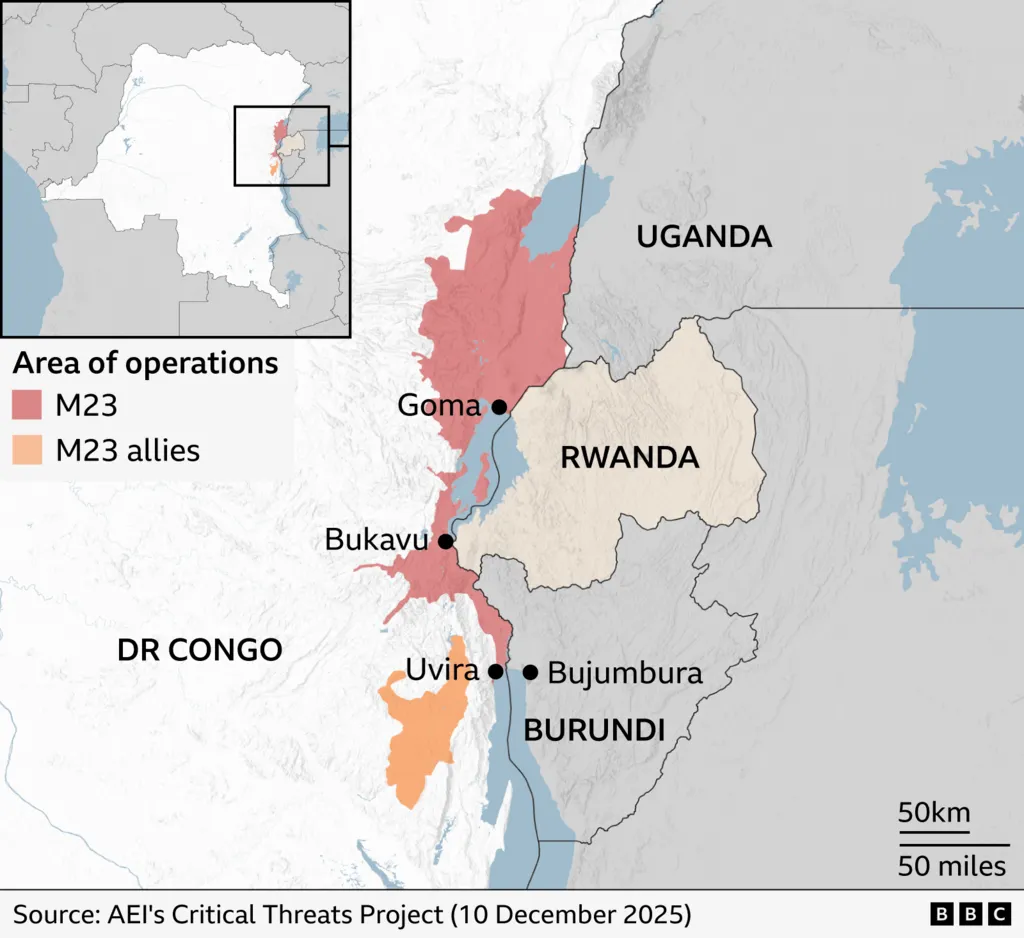 Trump's 'historic' peace deal for DR Congo shattered after rebels seize key city