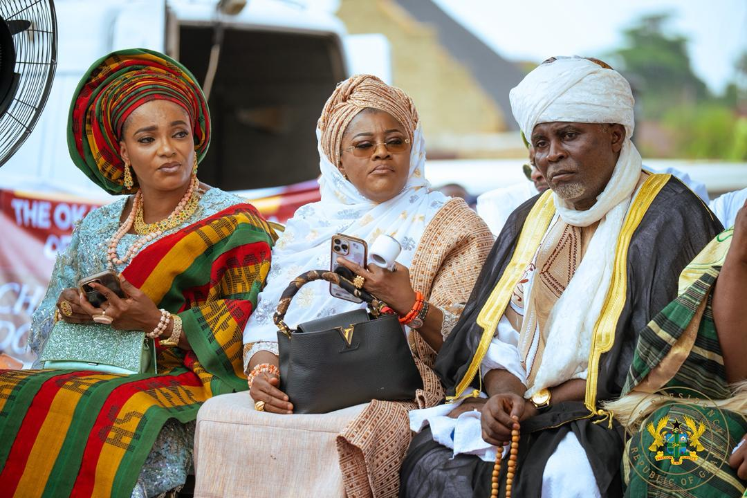 Photos: Ooni of Ife confers prestigious Yoruba title on President Mahama in Nigeria