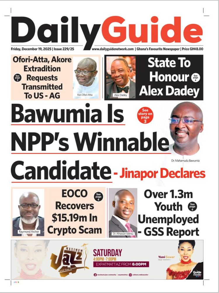 Today's Front pages : Tuesday, December 19, 2025