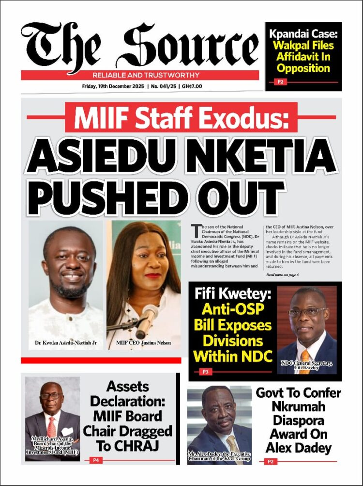 Today's Front pages : Tuesday, December 19, 2025