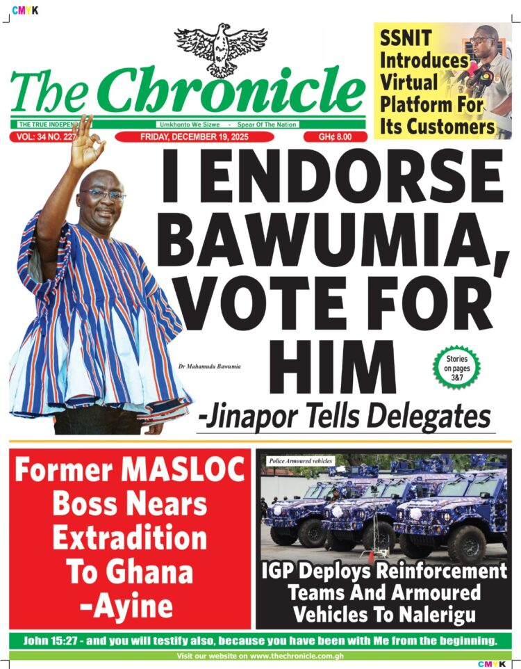 Today's Front pages : Tuesday, December 19, 2025