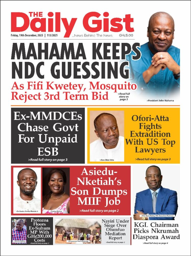 Today's Front pages : Tuesday, December 19, 2025