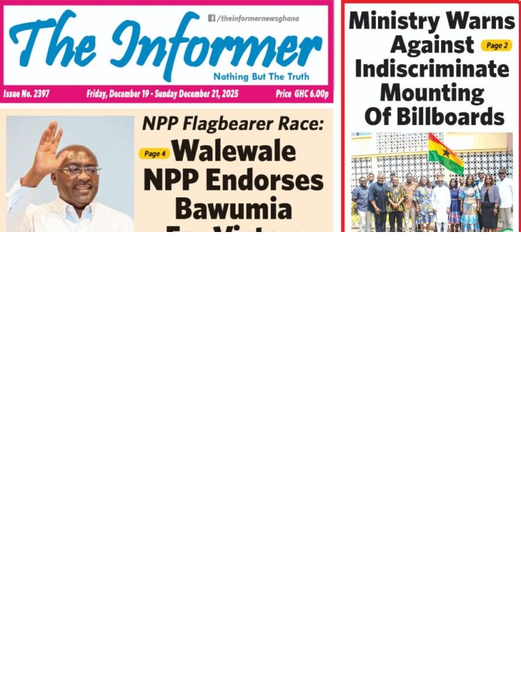 Today's Front pages : Tuesday, December 19, 2025