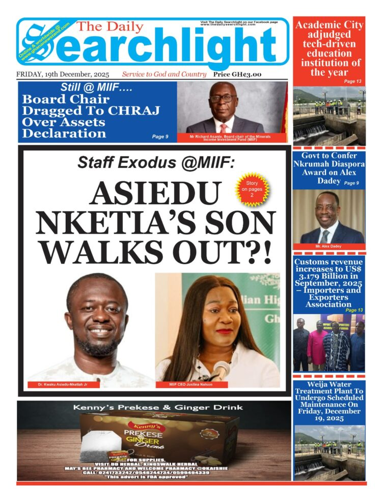 Today's Front pages : Tuesday, December 19, 2025