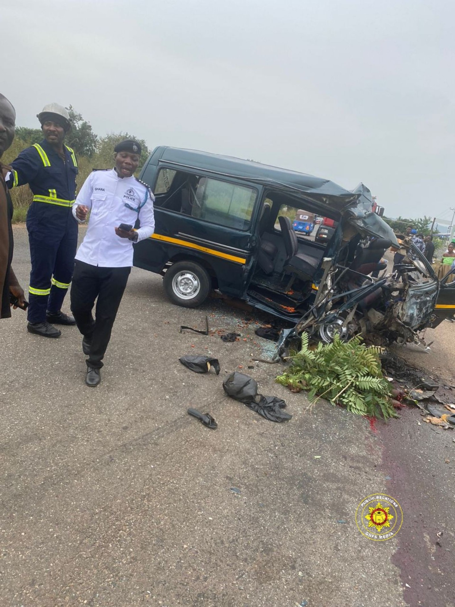 One killed, 13 injured in head-on collision at Ho