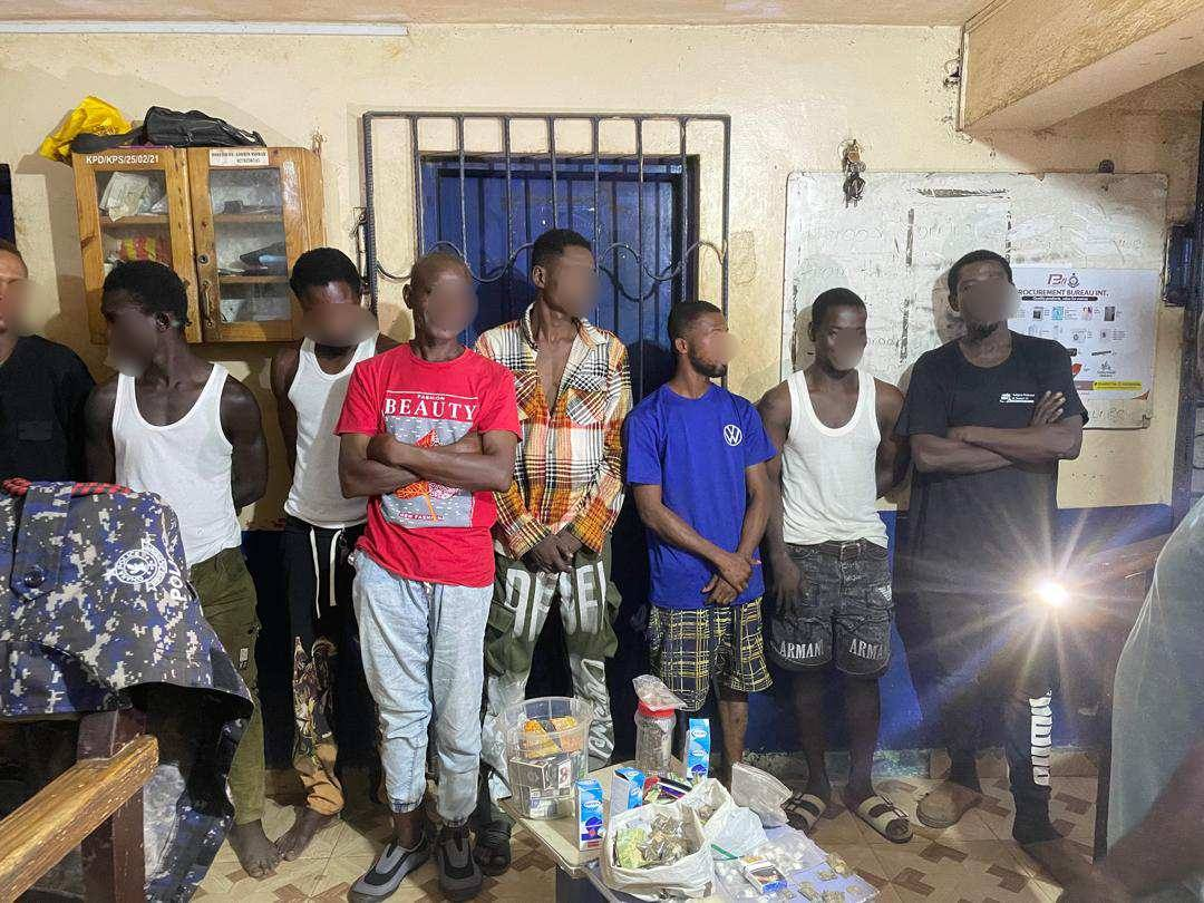 38 arrested in intelligence-led police operations across parts of Tema Region