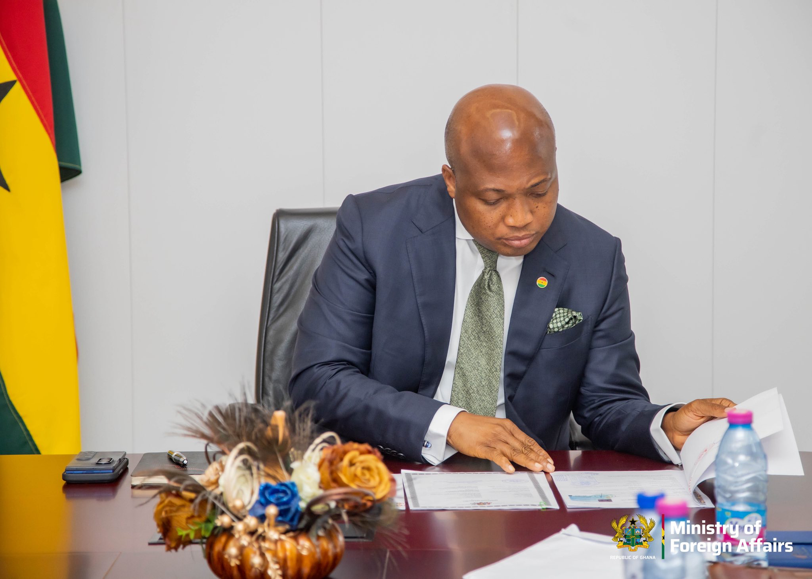 Foreign Minister Ablakwa takes Nana Agyei Ahyia case to Latvia, vows full accountability Foreign Minister Ablakwa takes Nana Agyei Ahyia case to Latvia, vows full accountability