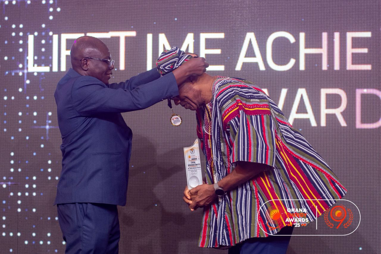 Jabesh Amissah-Arthur honoured with Lifetime Achievement recognition at Ghana Energy Awards