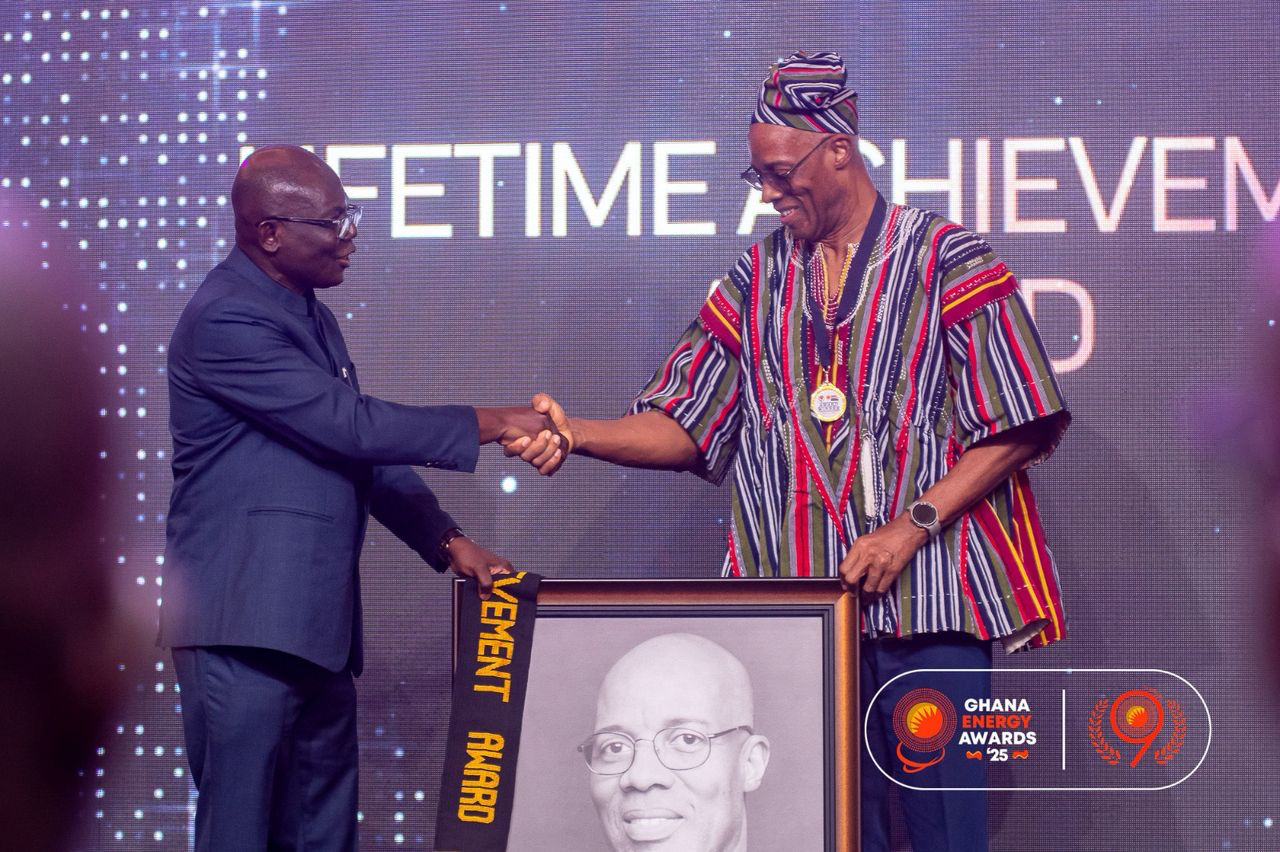 Jabesh Amissah-Arthur honoured with Lifetime Achievement recognition at Ghana Energy Awards