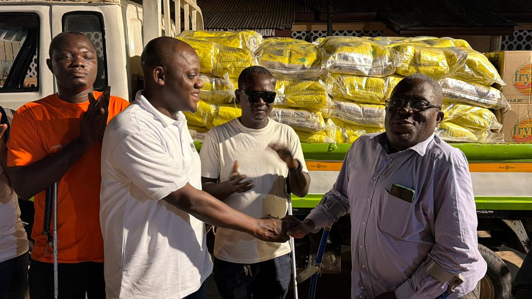 Ibrahim Mahama supports disability groups with Christmas donation Ibrahim Mahama supports disability groups with Christmas donation
