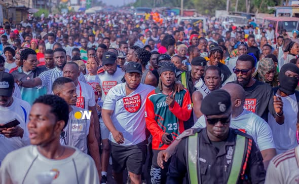 Edem warns youth against drug abuse at 9th Eledzi Health Walk Edem warns youth against drug abuse at 9th Eledzi Health Walk