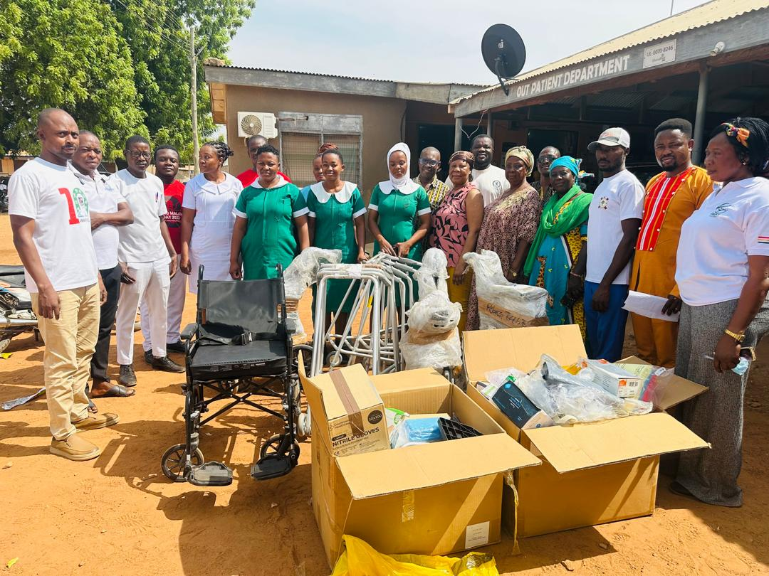 Paga Youth Movement donates medical equipment to boost healthcare in Kassena Nankana West