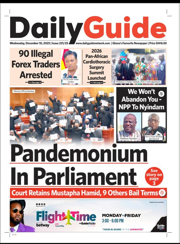 Today's front pages: Wednesday, December 10, 2025