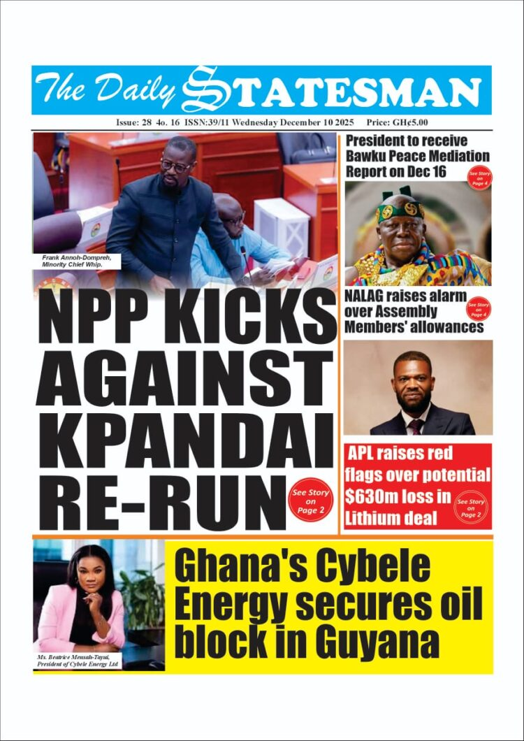 Today's front pages: Wednesday, December 10, 2025