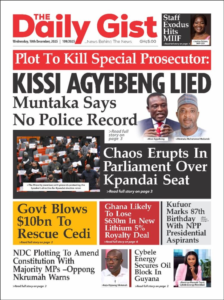 Today's front pages: Wednesday, December 10, 2025