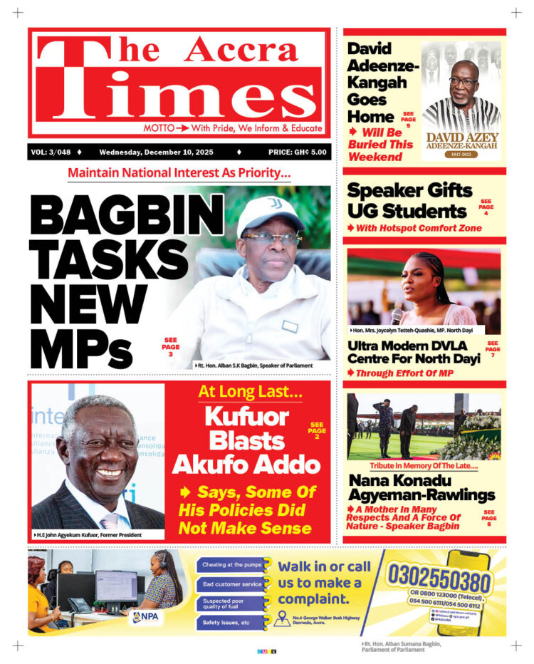 Today's front pages: Wednesday, December 10, 2025