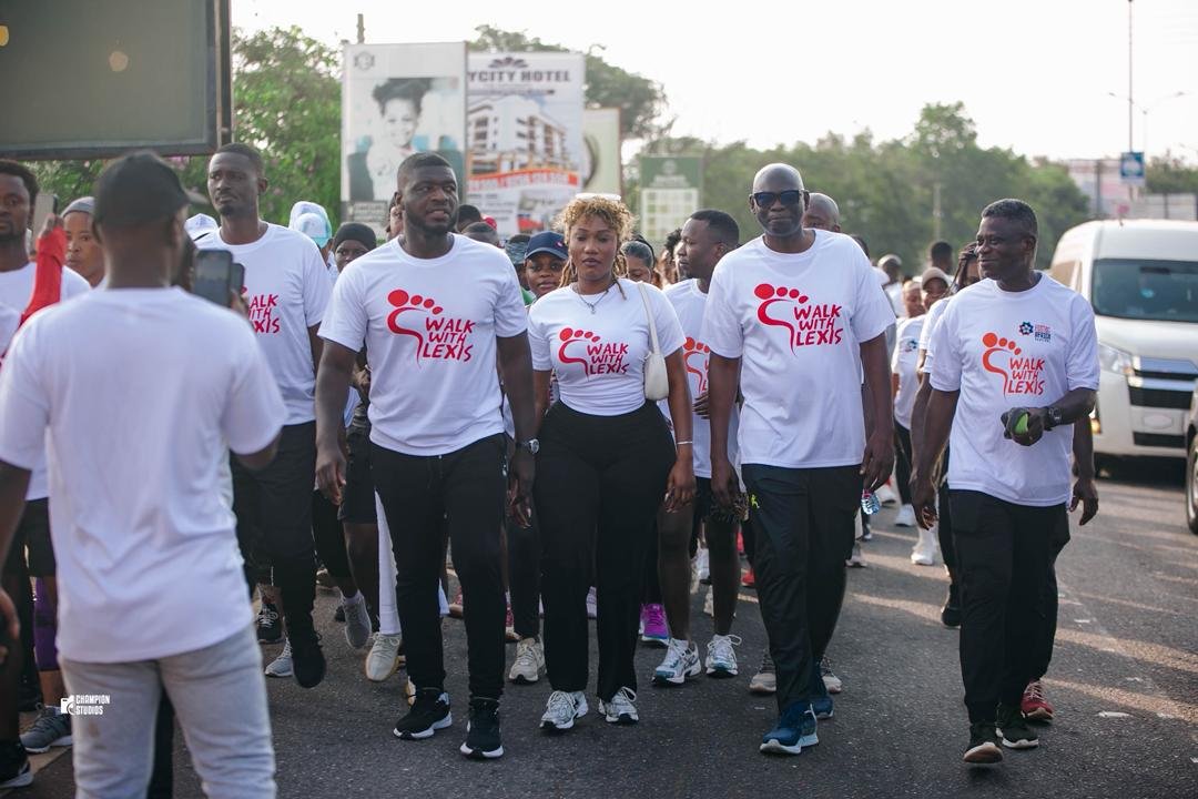 JOY FM Drive Time host Lexis Bill leads fans up Aburi Mountain in energetic ‘Walk With Lexis’ fitness experience