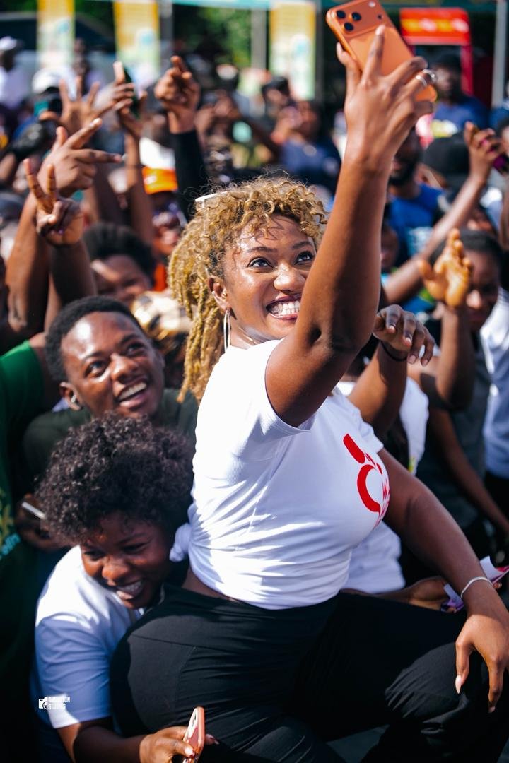 JOY FM Drive Time host Lexis Bill leads fans up Aburi Mountain in energetic ‘Walk With Lexis’ fitness experience